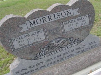 Stella Ada (Holmes) Morrison on Sysoon