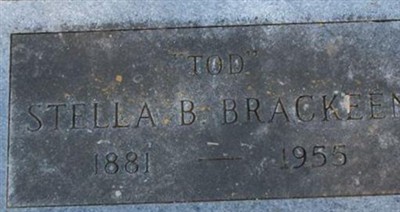 Stella B. "Tod" Brackeen on Sysoon