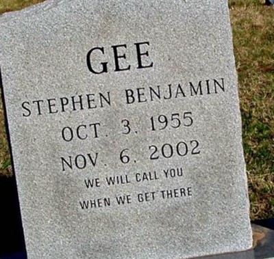 Stephen Benjamin Gee on Sysoon