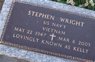 Stephen "Kelly" Wright on Sysoon