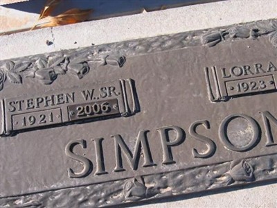 Stephen W Simpson, Sr. on Sysoon