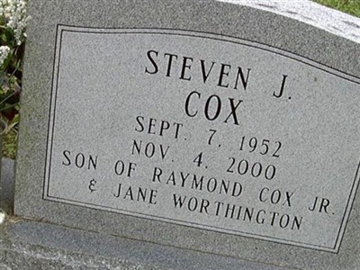Steven J. Cox on Sysoon