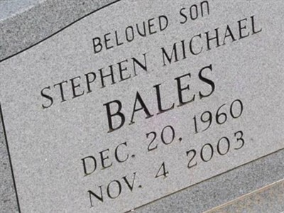 Steven Michael Bales on Sysoon