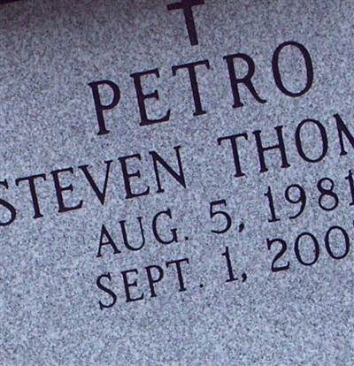 Steven Thomas Petro on Sysoon