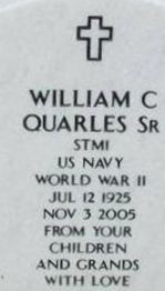 STM1 William Clarence Quarles on Sysoon