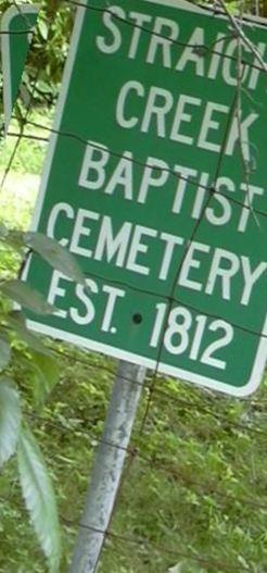 Straight Creek Baptist Cemetery on Sysoon