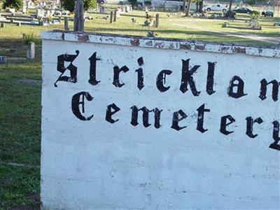 Strickland Cemetery on Sysoon