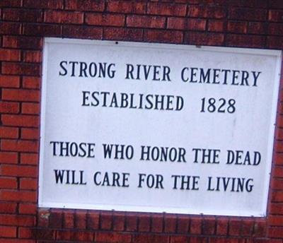 Strong River Cemetery on Sysoon