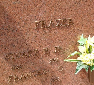 Stuart H Frazer, Jr on Sysoon
