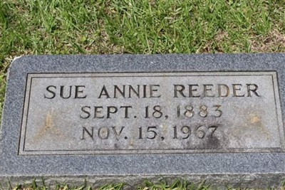 Sue Annie Reeder on Sysoon