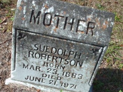 Suedolph Robertson on Sysoon
