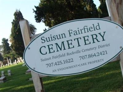 Suisun-Fairfield Cemetery on Sysoon