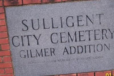 Sulligent Ciry Cemetery the Gilmer Addition on Sysoon