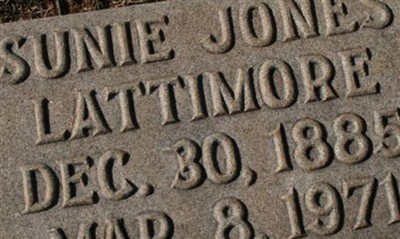 Sunie Jones Lattimore on Sysoon