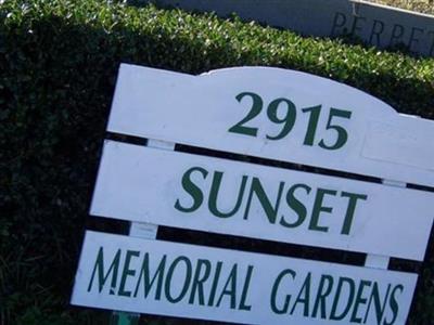 Sunset Memorial Gardens on Sysoon