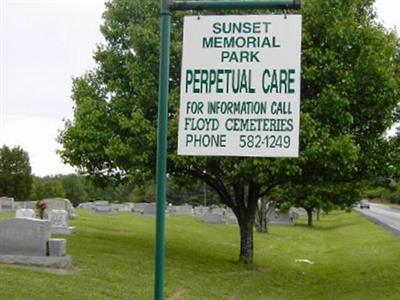 Sunset Memorial Park on Sysoon