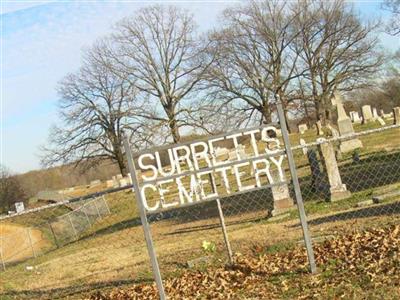 Surretts Cemetery on Sysoon