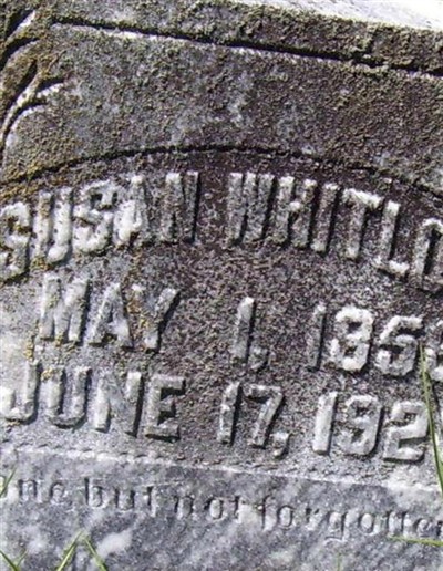 Susan A. Trantham Whitlock on Sysoon