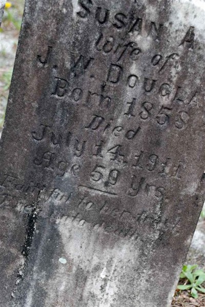 Susan Alice Ganey Douglas on Sysoon