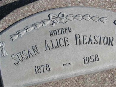 Susan Alice Heaston on Sysoon