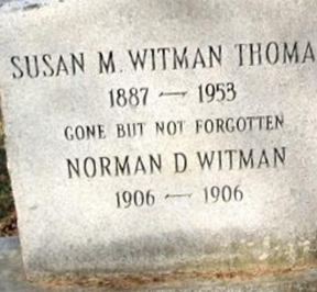 Susan M Witman Thomas on Sysoon