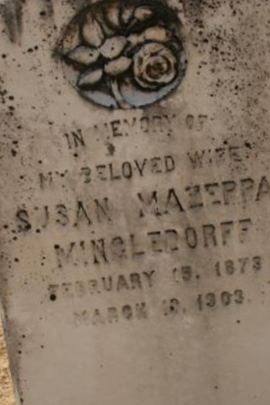 Susan Mazeppa Mingledorff on Sysoon