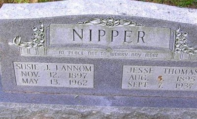 Susie J. Lannom Nipper on Sysoon