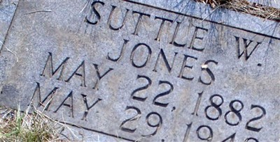 Suttle W Jones on Sysoon