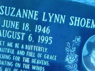 Suzanne Lynn Shoemaker on Sysoon