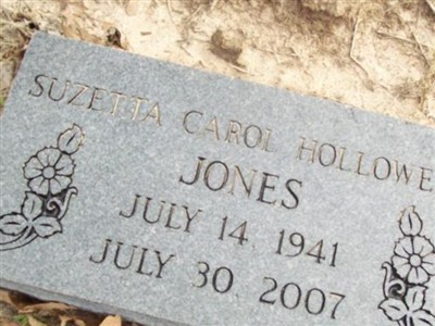 Suzetta Carol Hollowell Jones on Sysoon