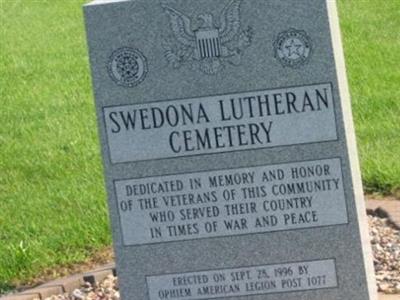 Swedona Lutheran Cemetery on Sysoon