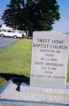 Sweet Home Baptist Church Cemetery on Sysoon