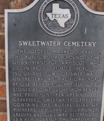 Sweetwater Cemetery on Sysoon