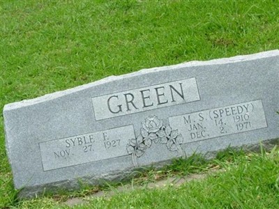 Syble F Green on Sysoon
