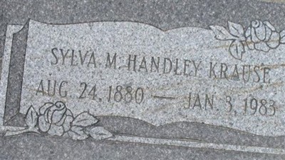 Sylva Moses Handley Krause on Sysoon