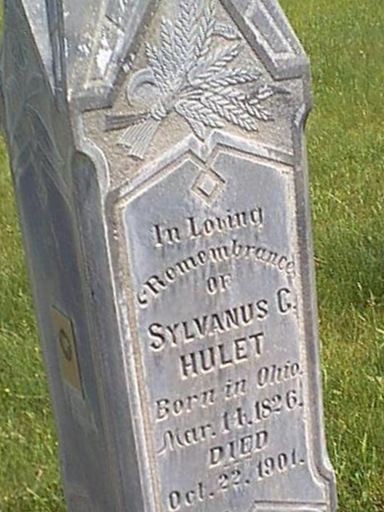 Sylvanus Cyrus Hulet on Sysoon