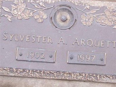 Sylvester A "Bob" Arquette on Sysoon
