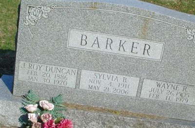 Sylvia B. Duncan Barker on Sysoon