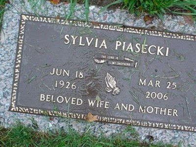 Sylvia Delmarion Piasecki on Sysoon