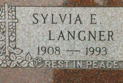 Sylvia Edna Peters Langner on Sysoon