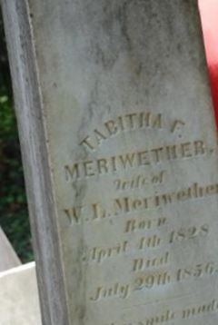 Tabitha Fitzpatrick Baldwin Meriwether on Sysoon