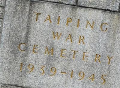 Taiping War Cemetery on Sysoon