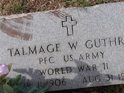 Talmage W. Guthrie on Sysoon
