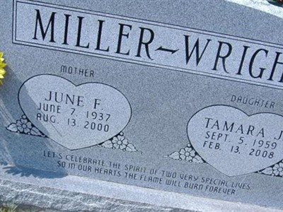 Tamara Jo "Tammy" Miller Wright on Sysoon