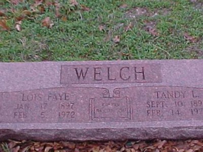 Tandy L Welch on Sysoon