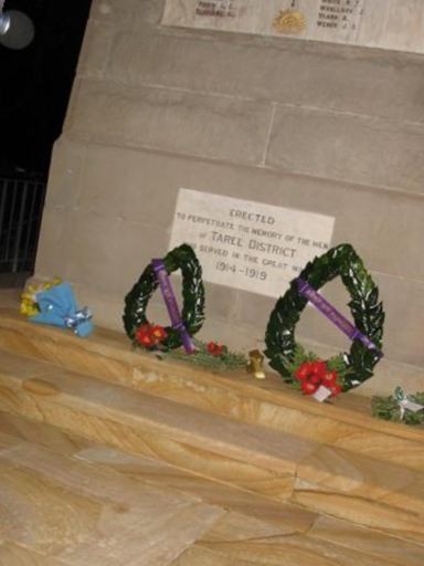 Taree Memorial Clock on Sysoon