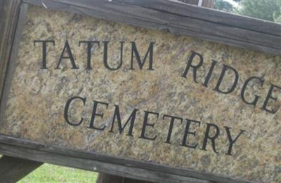 Tatum Ridge Cemetery on Sysoon