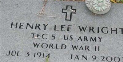 TEC5 Henry Lee Wright on Sysoon