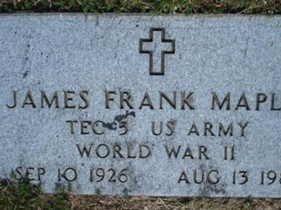 TEC5 James Frank Maples on Sysoon