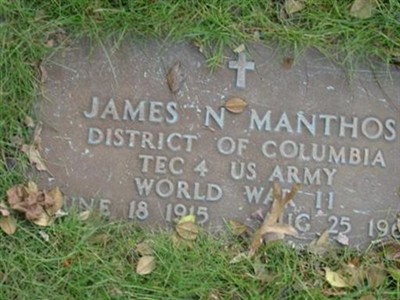 Tec 4 James N Manthos on Sysoon
